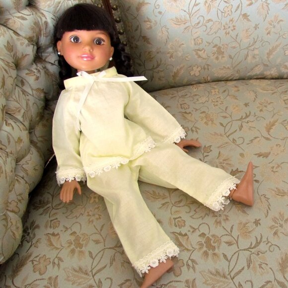 DOLL PAJAMAS SLIM 18" DOLL PJs fit JOURNEY GIRLS, MGA BEST FRIENDS CLUB BFC, NEW - Picture 2 of 6